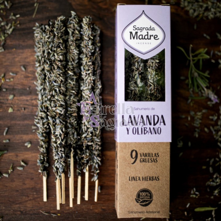 Sahumerios De Lavanda Sagrada Madre | Estrella Sagrada