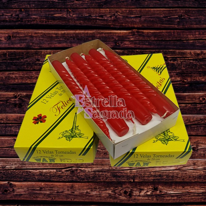 Velas Torneadas 20cm Wan | Estrella Sagrada