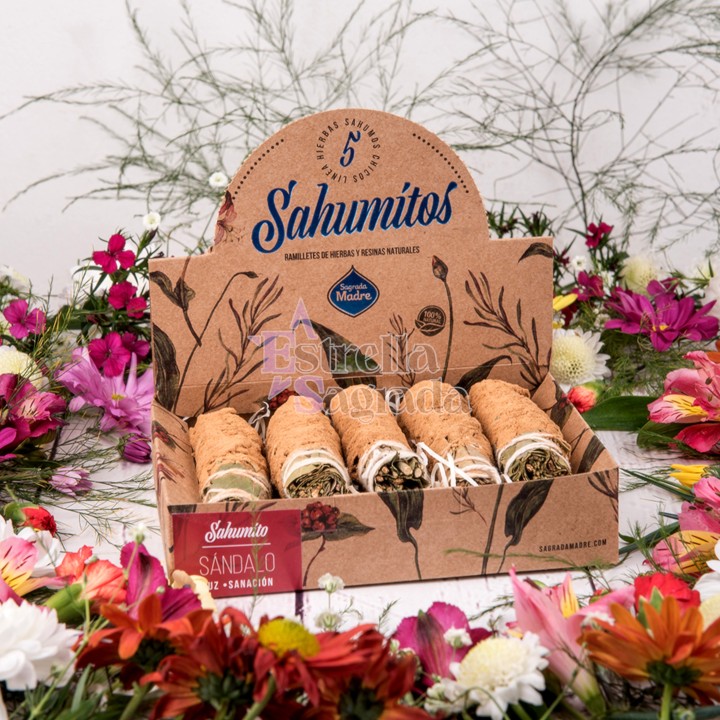 Sahumitos De Sándalo X5 Sagrada Madre | Estrella Sagrada