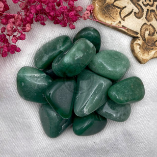 Piedra Cuarzo Verde Rolado 100 Gramos | Estrella Sagrada