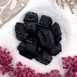 Piedra Turmalina Negra Bruto 100 Gramos | Estrella Sagrada