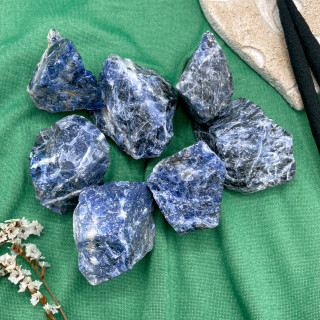 Piedra Sodalita En Bruto 100 Gramos | Estrella Sagrada