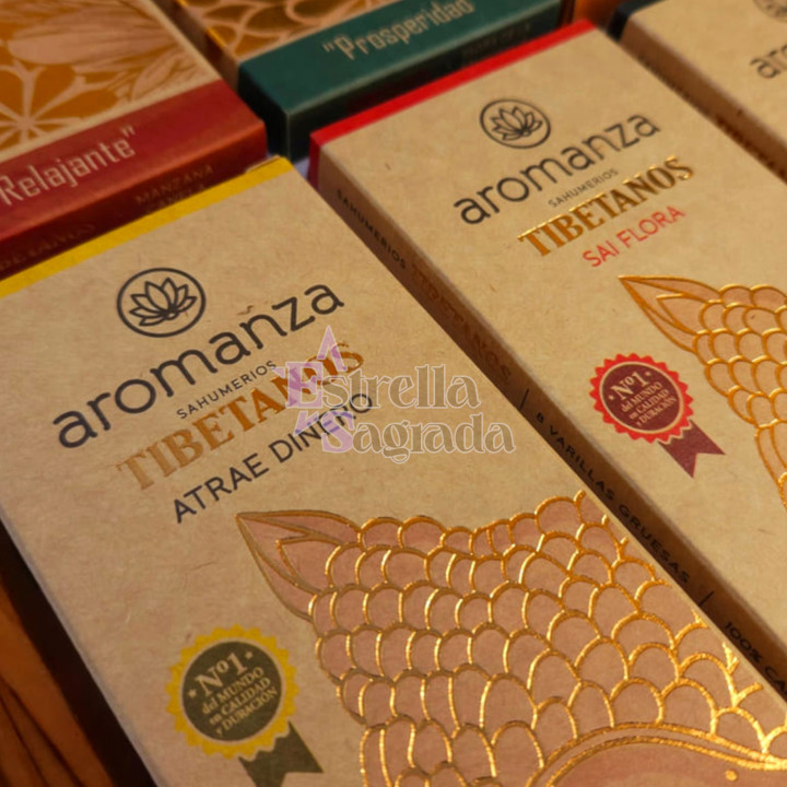 Sahumerios Tibetanos Aromanza | Estrella Sagrada