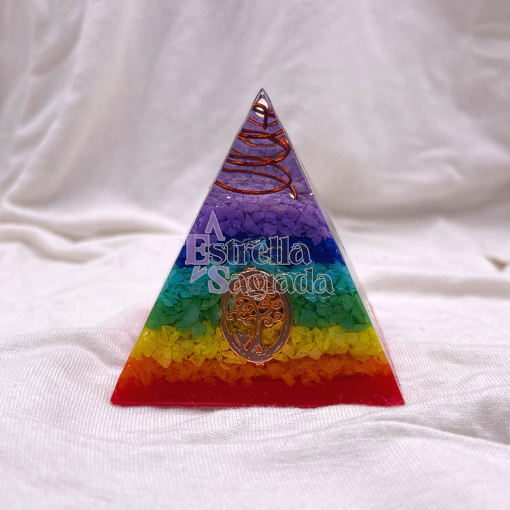 Pirámide Orgon 7 Chakras Y Árbol De La Vida | Estrella Sagrada
