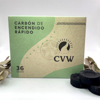 Carbón Redondo X36 Unidades | Estrella Sagrada