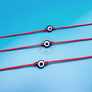 Pulsera Ojo Turco Hilo Rojo | Estrella Sagrada