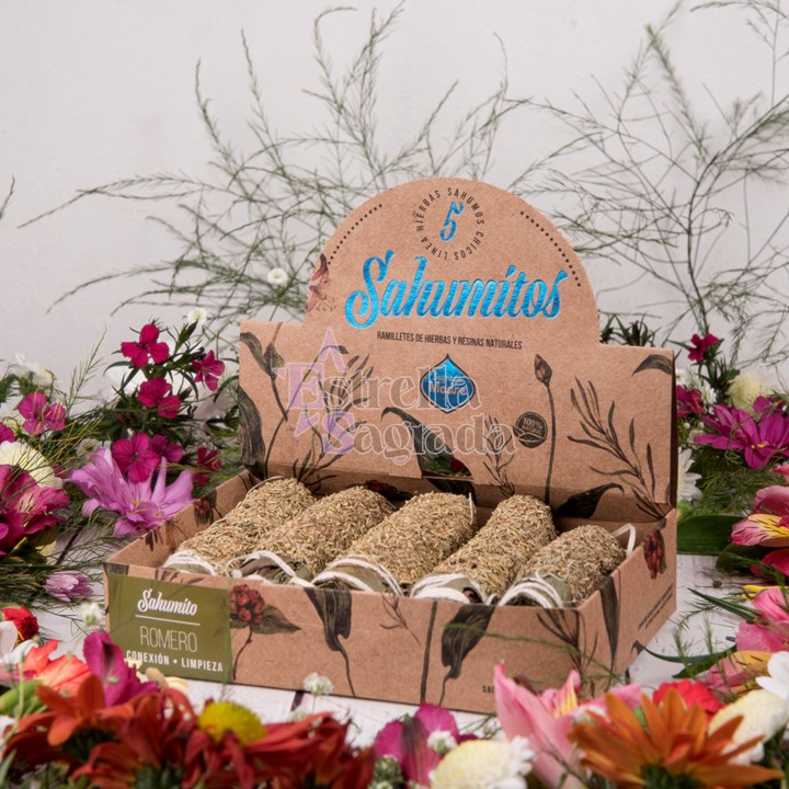 Sahumitos De Romero X5 Sagrada Madre | Estrella Sagrada
